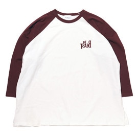 THE BEAST Embroidery Raglan Cutsew (BURGUNDY)