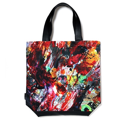 EVANGELION Graffiti Tote Bag by Cigarette-burns (RED(EVA-02))