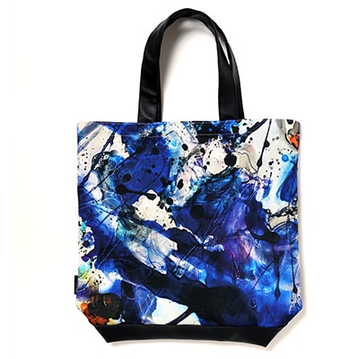 EVANGELION Graffiti Tote Bag by Cigarette-burns (NAVY(Mark.06))