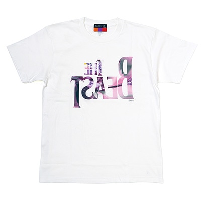 THE BEAST Graffiti T-Shirt by Cigarette-burns (WHITE(EVA-08))