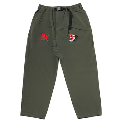 THE BEAST EMBROIDERY Tapered Pants (OLIVE)
