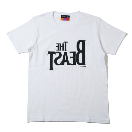 THE BEAST T-Shirt β (WHITE×BLACK)