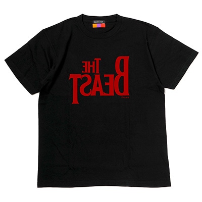 THE BEAST T-Shirt β (BLACK×RED)