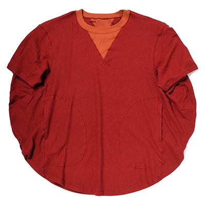 円環 cut & sewn half sleeve by 01u10 (RED(ASUKA))