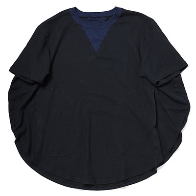 円環 cut & sewn half sleeve by 01u10 (NAVY(KAWORU))