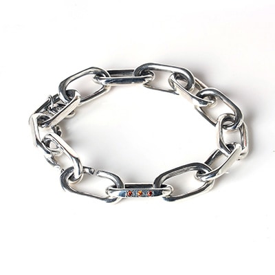 EVANGELION Some ways Heavy Chain Blacelet (VIVIFY) (EVA-02)