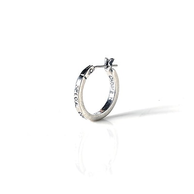 EVANGELION SquareLine Hoop Pierce (VIVIFY) (Silver)