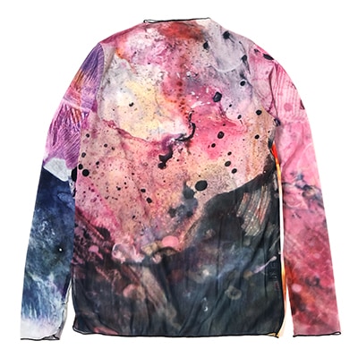 EVANGELION Graffiti Sheer Cutsew by Cigarette-burns (PINK(EVA-08))