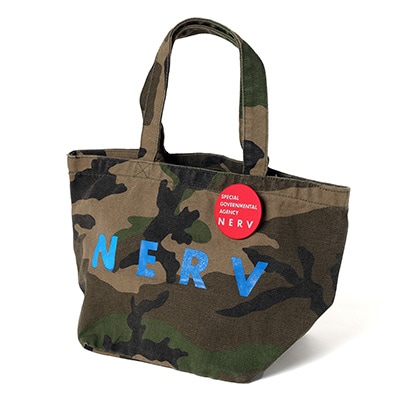 NERV Camouflage Lunch Bag β (WOODLAND×BLUE)