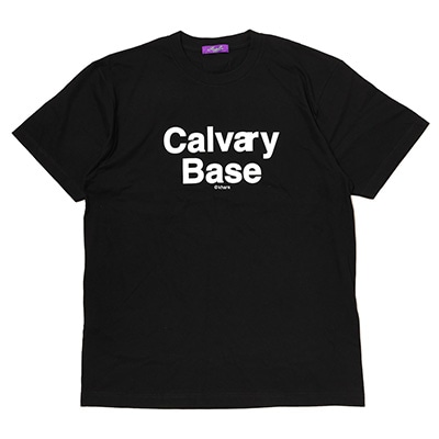 EVANGELION LETTER T-Shirt (BLACK(Calvary Base))