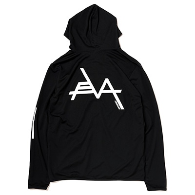 EVANGELION Solid Line Logo UV Parka (BLACK)