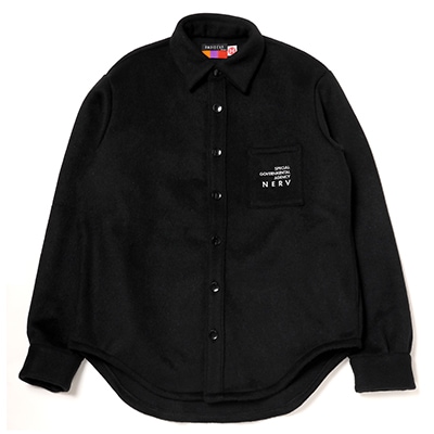 NERV Embroidery Wool Shirt