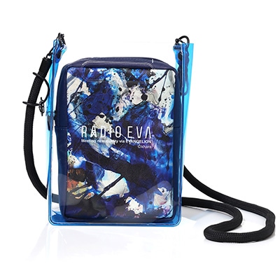 RADIO EVA PVC Tote Bag (NAVY(Cigarette-burns))