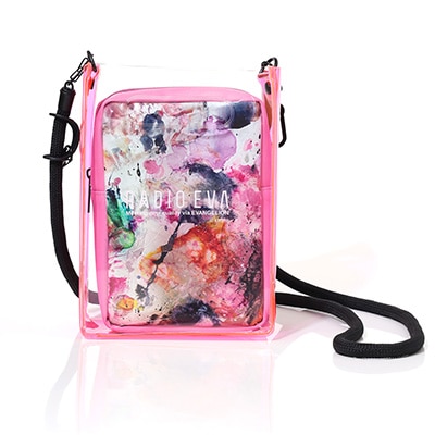 RADIO EVA PVC Tote Bag (PINK(Cigarette-burns))