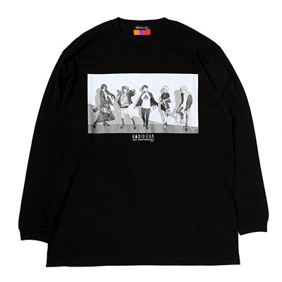 RADIO EVA Illustration Cutsew δ（Mai Yoneyama）(BLACK(MONO))