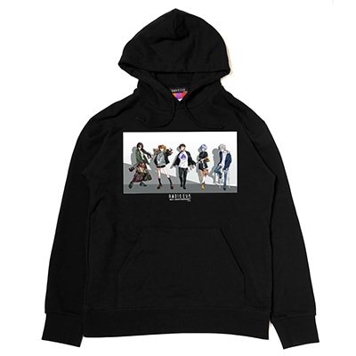 RADIO EVA Illustration Parka δ（Mai Yoneyama）(BLACK(COLOR) RADIO EVA LIMITED)