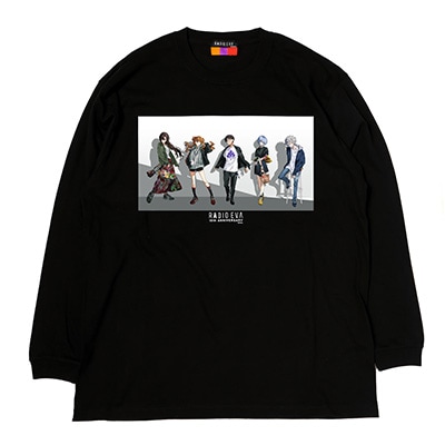 RADIO EVA Illustration Cutsew δ（Mai Yoneyama）(BLACK(COLOR) RADIO EVA LIMITED)