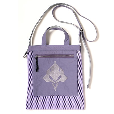 EVANGELION Crochet Mesh Bag (Small) (PURPLE)