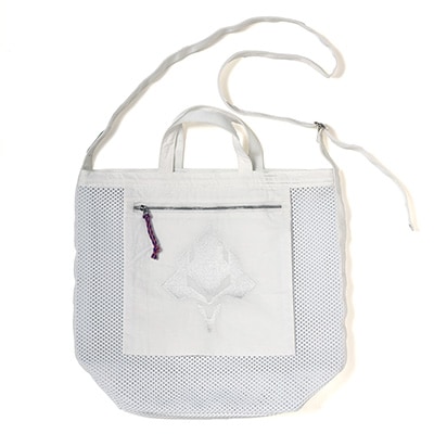 EVANGELION Crochet Mesh Bag (Large) (WHITE)