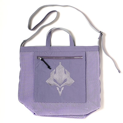 EVANGELION Crochet Mesh Bag (Large) (PURPLE)
