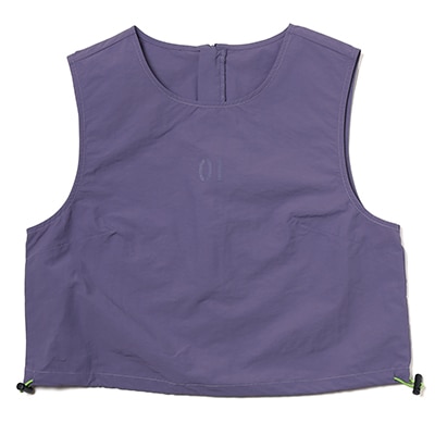 EVANGELION Numbering Nylon Sleeveless Cutsew (PURPLE)