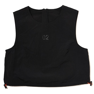 EVANGELION Numbering Nylon Sleeveless Cutsew (BLACK)