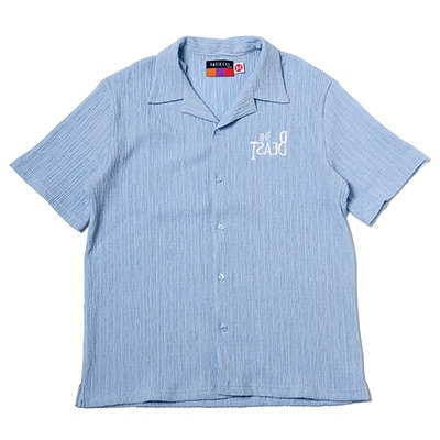 THE BEAST SHORT SLEEVE KNIT SHIRT (BLUE)