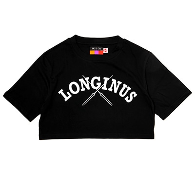 Longinus Cropped T-Shirt (BLACK)