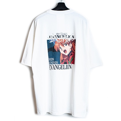 EVANGELION S/SL Tee Ver.Soryu Asuka Langley02 by SEVESKIG (WHITE)