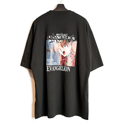 EVANGELION S/SL Tee Ver.Soryu Asuka Langley02 by SEVESKIG (BLACK)