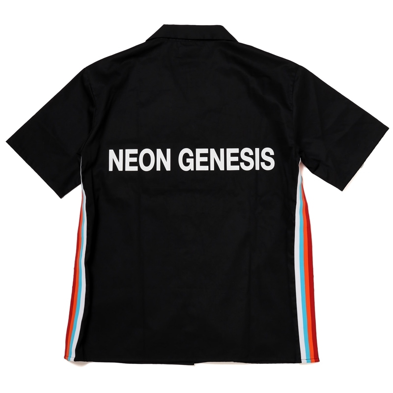 Rebuild of Evangelion SHORT SLEEVE WORK SHIRT (BLACK)