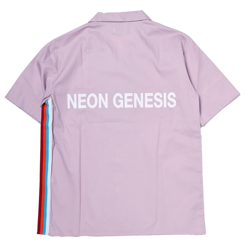 Rebuild of Evangelion SHORT SLEEVE WORK SHIRT (LAVENDER)