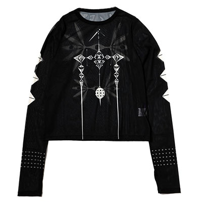 EVANGELION SHITO Sheer Cutsew (BLACK)