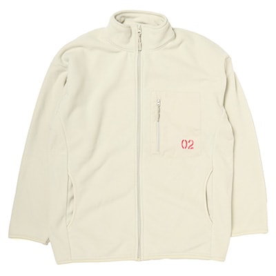 EVANGELION Microfleece Numbering Jacket (NATURAL)