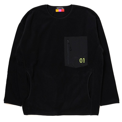 EVANGELION Microfleece Numbering Cutsew (BLACK)