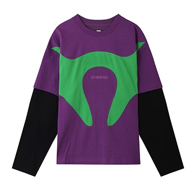 NOИSENSE X RADIO EVA: LS EVA T-SHIRT (PURPLE)