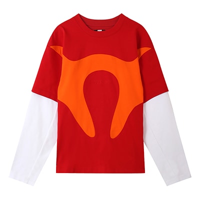 NOИSENSE X RADIO EVA: LS EVA T-SHIRT (RED)