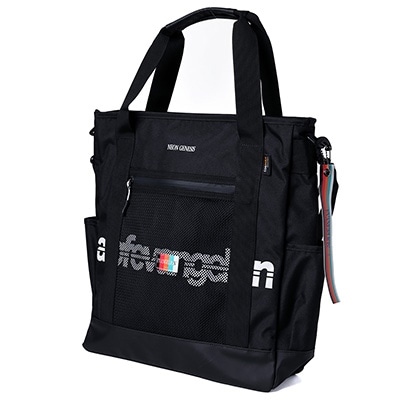EVANGELION SHIN TOTE BAG by FIRE FIRST (BLACK)