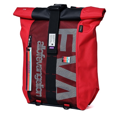 EVANGELION SHIN ROLL BACK PACK by FIRE FIRST (RED)