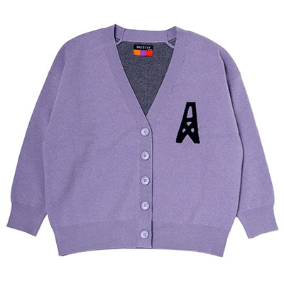 RADIO EVA ICON CARDIGAN (PURPLE)