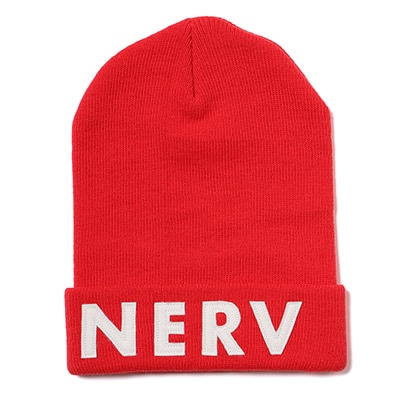 NERV KNIT CAP (RED)