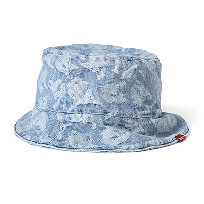 EVANGELION MONOGRAM JACQUARD DENIM HAT (INDIGO)