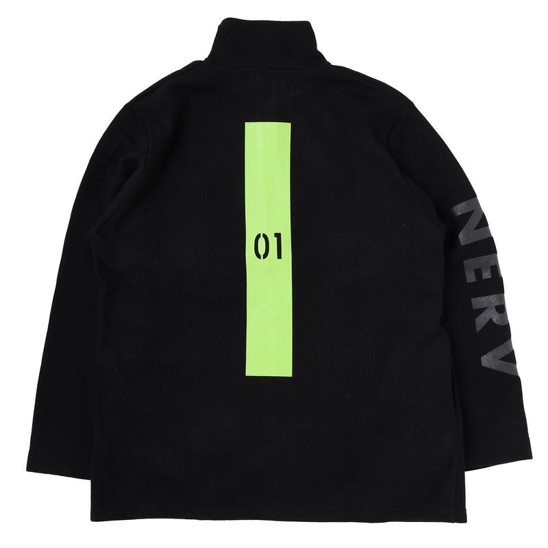 EVANGELION Numbering Drivers Rib Knit Jacket（BLACK（01））