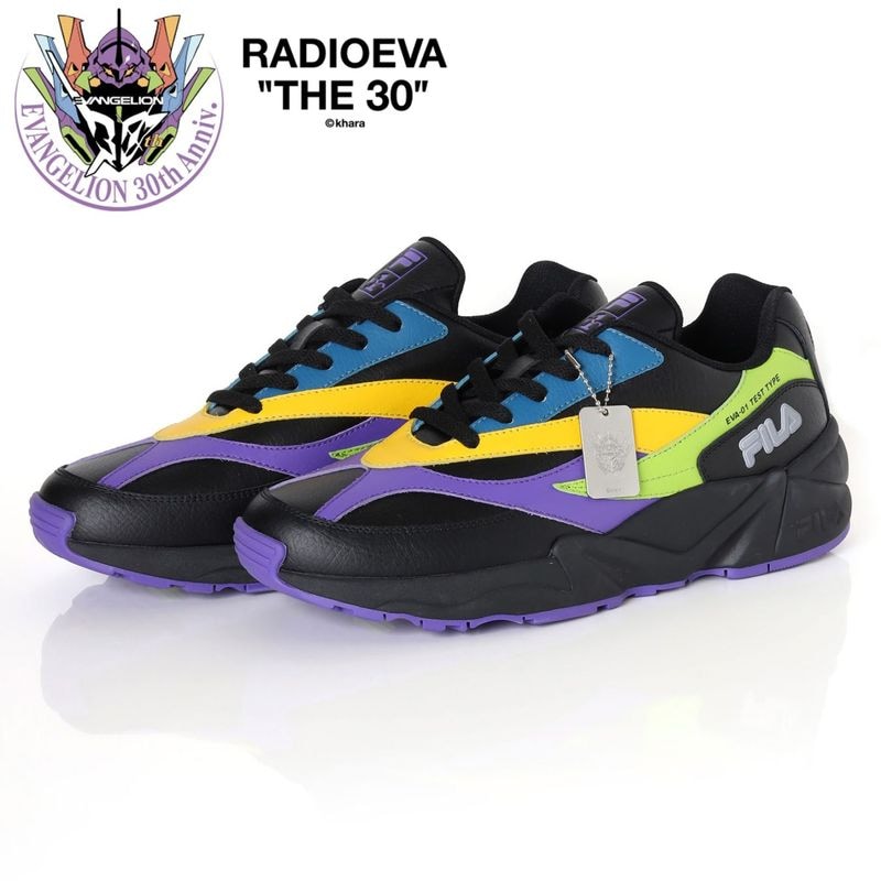 FILA VENOM EVANGELION LIMITED（EVA-01（BLACK/PURPLE/BLUE））
