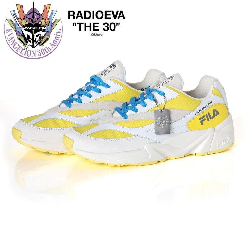 FILA VENOM EVANGELION LIMITED（EVA-00（WHITE/YELLOW/GARDENIA））