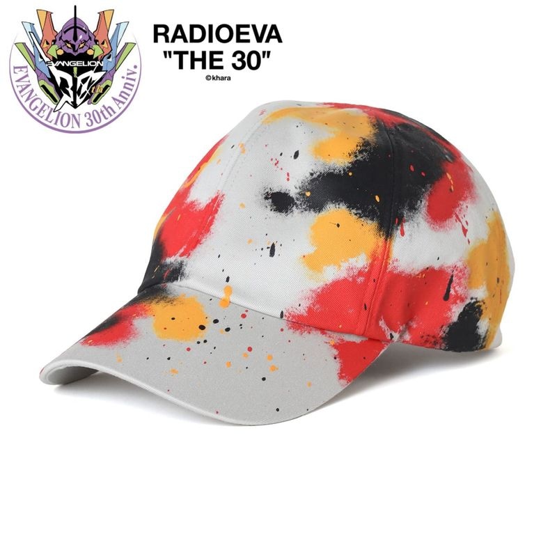 EVANGELION Splash Paint Cap by CA4LA（LIGHT GRAY（02））