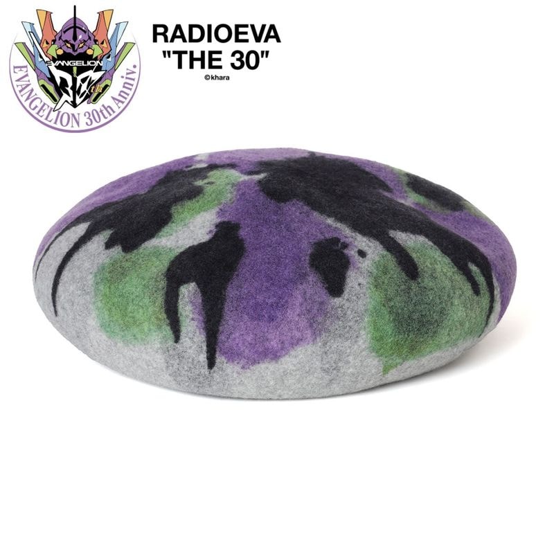EVANGELION Paint Beret by CA4LA（GRAY(01)）