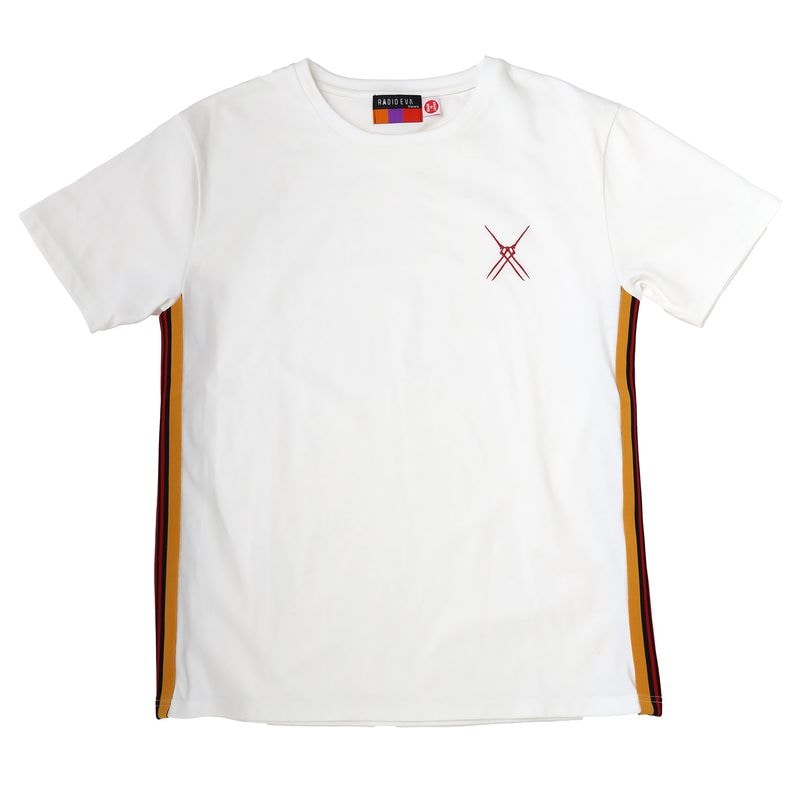 EVANGELION Jacquard T-Shirt（WHITE（EVA-02））