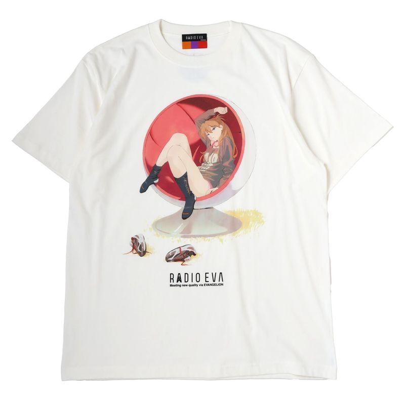 EVANGELION 30th Anniversary Illustration T-ShirtASUKAWHITEˡ