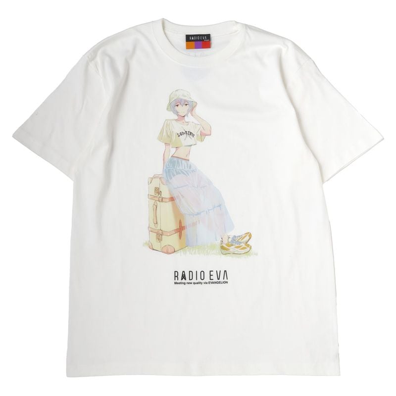 EVANGELION 30th Anniversary Illustration T-ShirtREIWHITEˡ